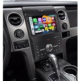 [Roinvou] 2+64G 9" Android15 Car Radio for Ford F150 2013 2014 | 9" Touch Screen Car Stereo with Wireless CarPlay/Android Auto/Mirror Link/5GHz WiFi/BT/EQ/FM/RDS/GPS/SWC/Backup Camera