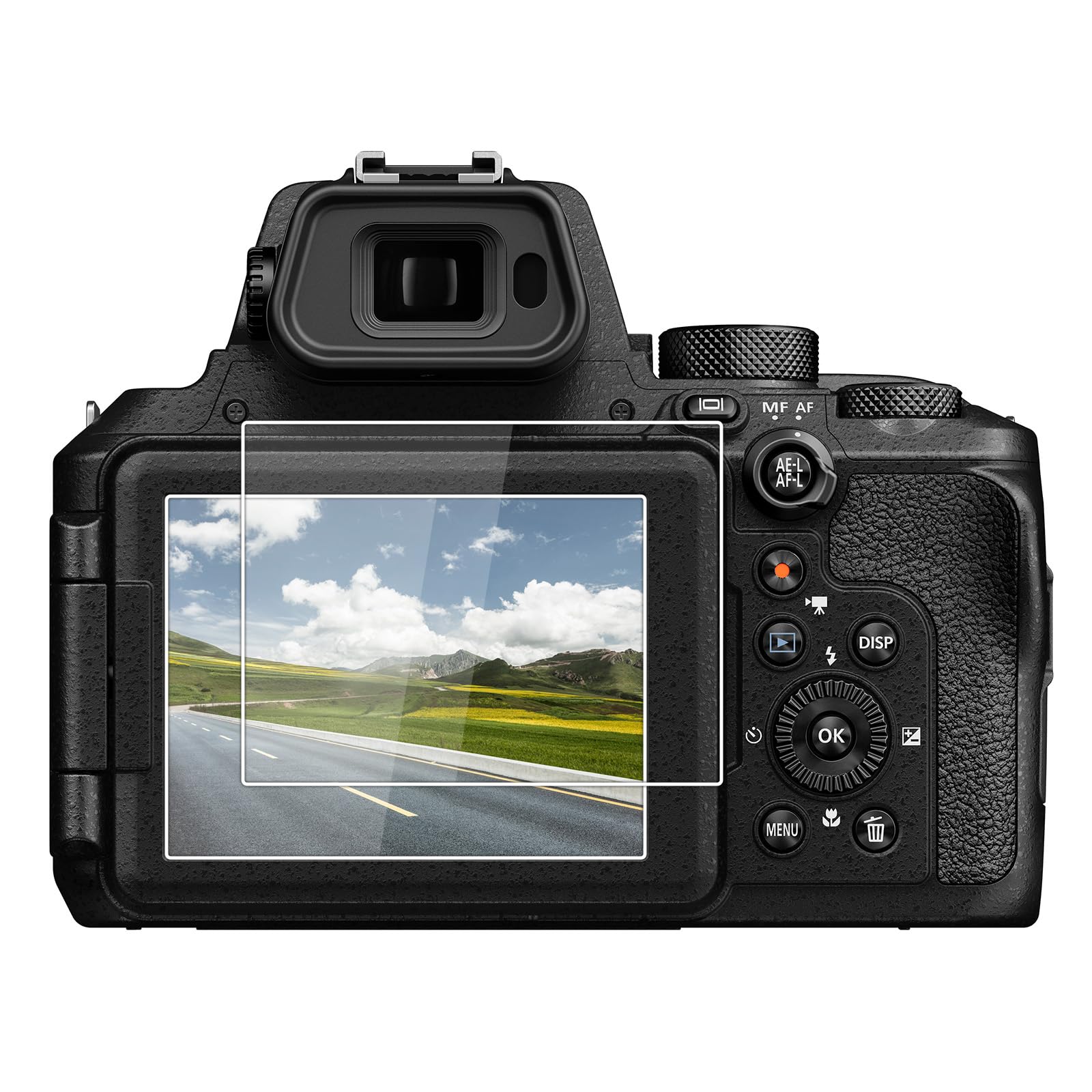 kinokoo Tempered Glass Film for Nikon P950 Crystal Clear Film Nikon COOLPIX P950 Screen Protector Bubble-free/Anti-scratch(2 pack) — image 1