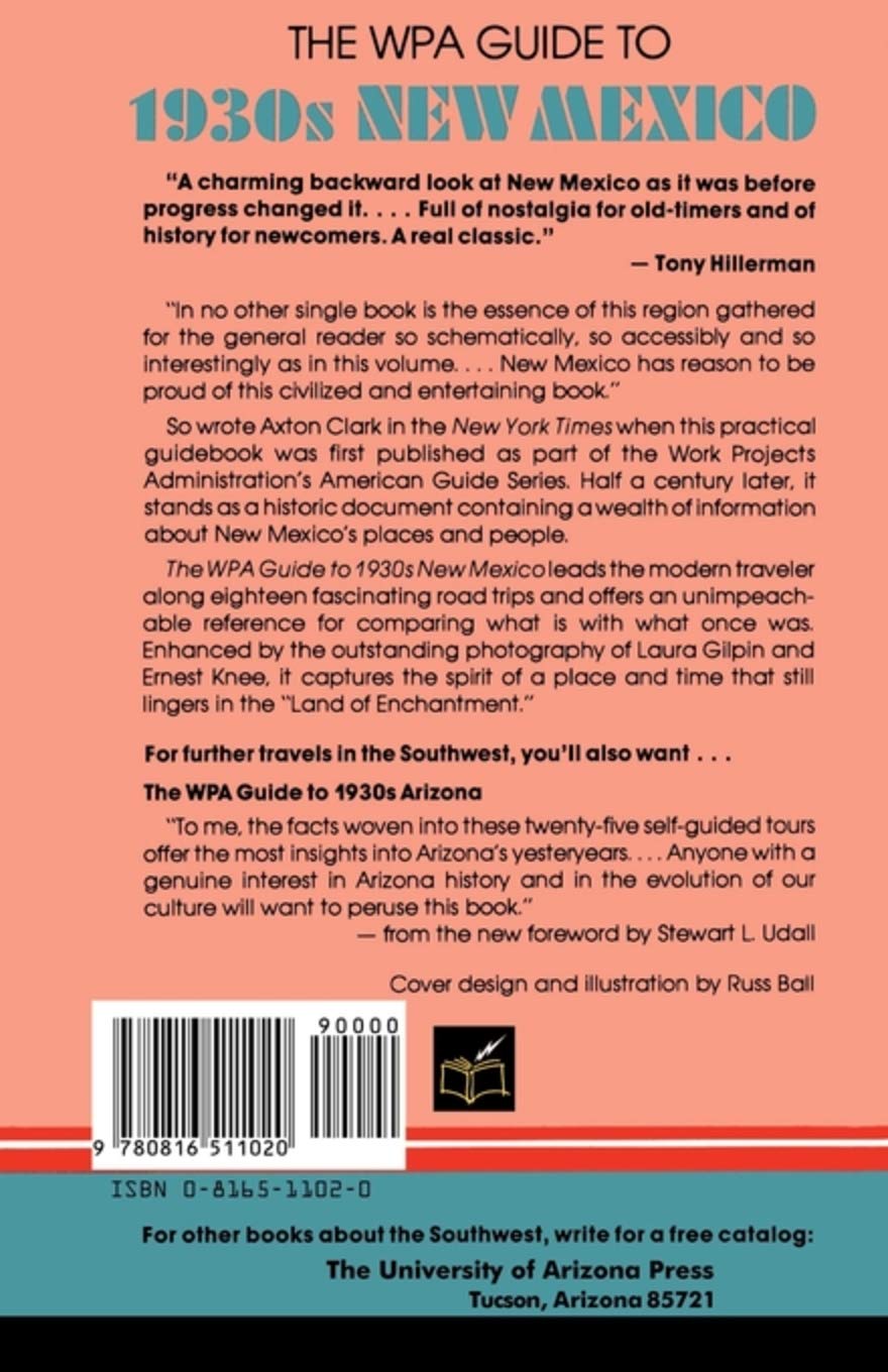 The Wpa Guide To 1930s New Mexico Writers Program Of The Work Projects Administration Marc Simmons 9780816511020 Amazon Com Books