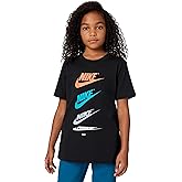 Nike Unisex Big Kids' Sportswear Club Futura Repeat T-Shirt - Boys and Girls