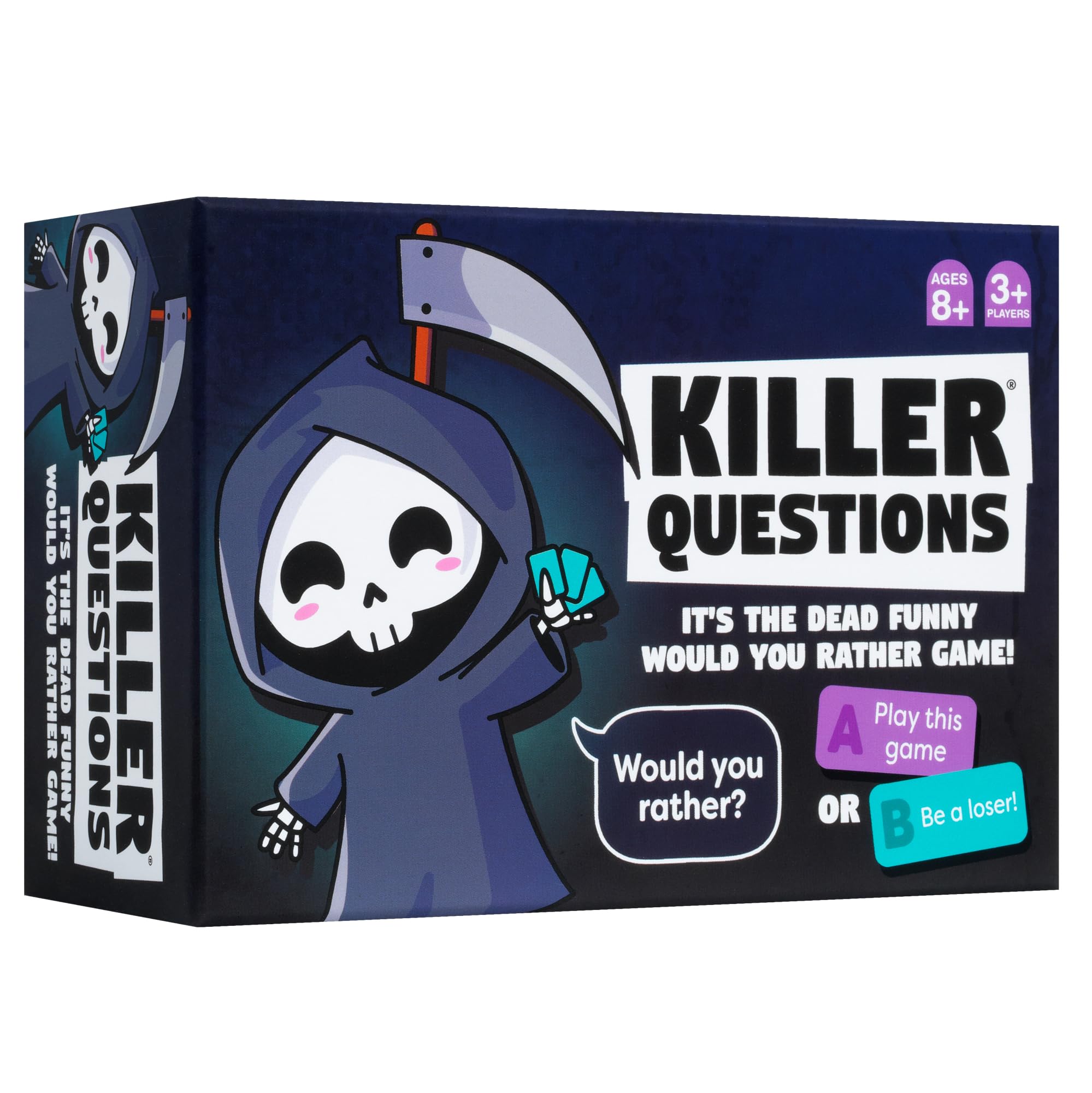 Ideal Killer Questions: The Ultimate ‘Would You Rather’ Party Card Game, for adults, teens and kids age 8+, best new board game, for 3+ players