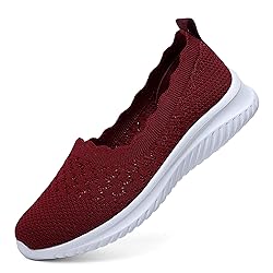 Touchmosees Women Air Cushion Slip-on Walking Shoes