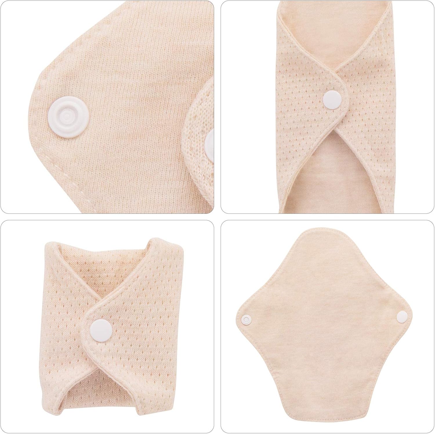 Washable Sanitary Pads Set, Reusable Sanitary Napkin, Menstrual Panty Pads for Girls/Women, Leak-Proof, Washable, Soft - Image 3