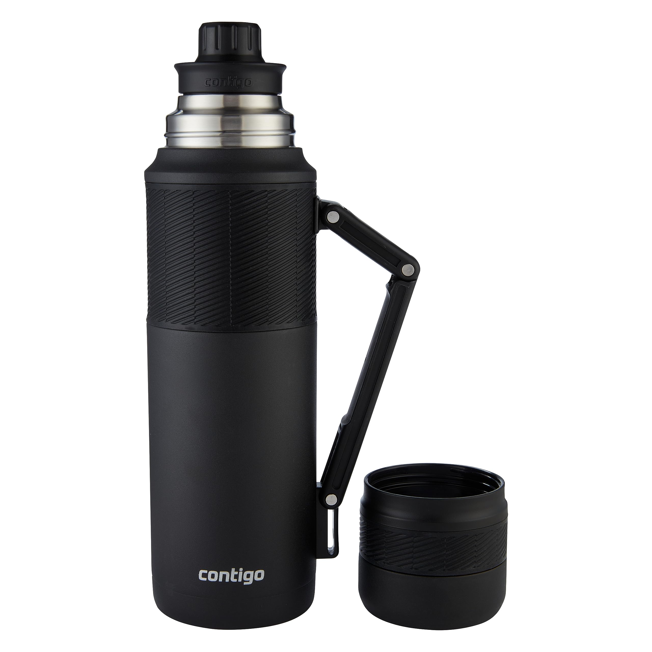Contigo Thermal Bottle Thermalock, Vacuum Insulated Travel 40.6 Ounces,  Black | eBay