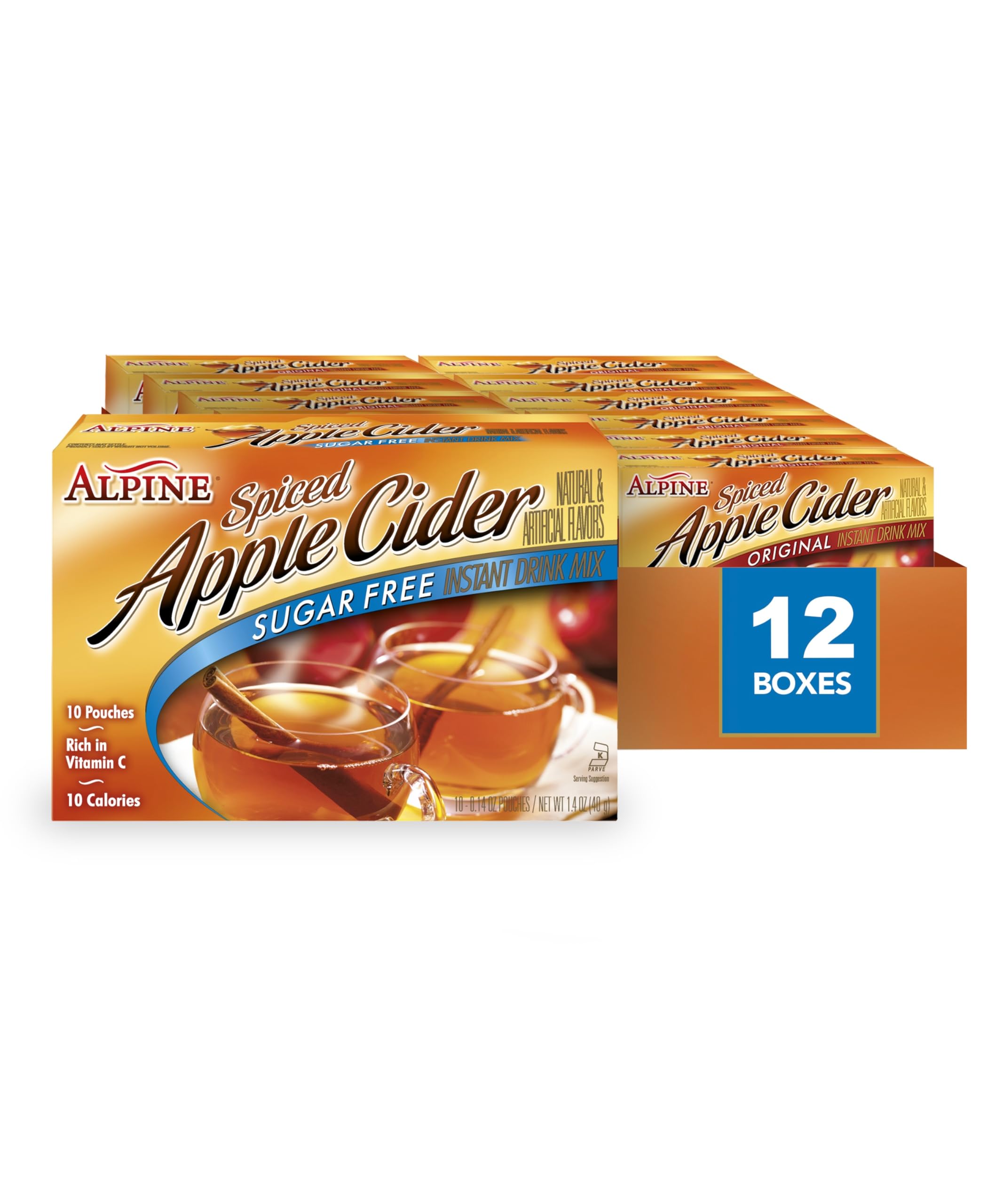 Mua Alpine Spiced Apple Cider Sugar Free Instant Drink Mix, 1.4 Ounce Pouches (Pack of 12) trên