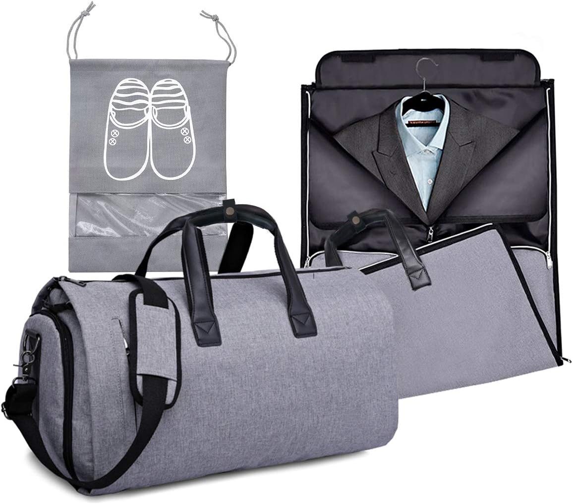 Garment Bags for Travel, Carry On Suit Bags with Shoulder