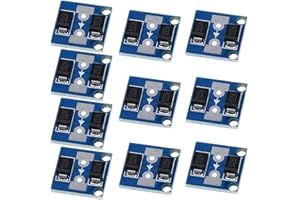 DAOKI 10 PCS Anti-Reverse Diode SS56, Parallel Constant-Current Power Module for Solar Panel Battery Charging, Blue