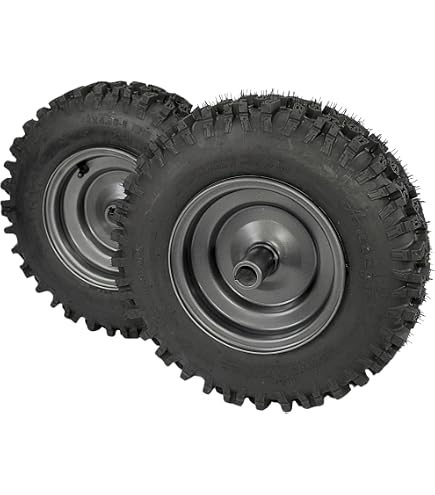 2 Roues à Roulettes Plates Pour Gravely/Ariens – 9x350 – Pièces Adaptables Neuves