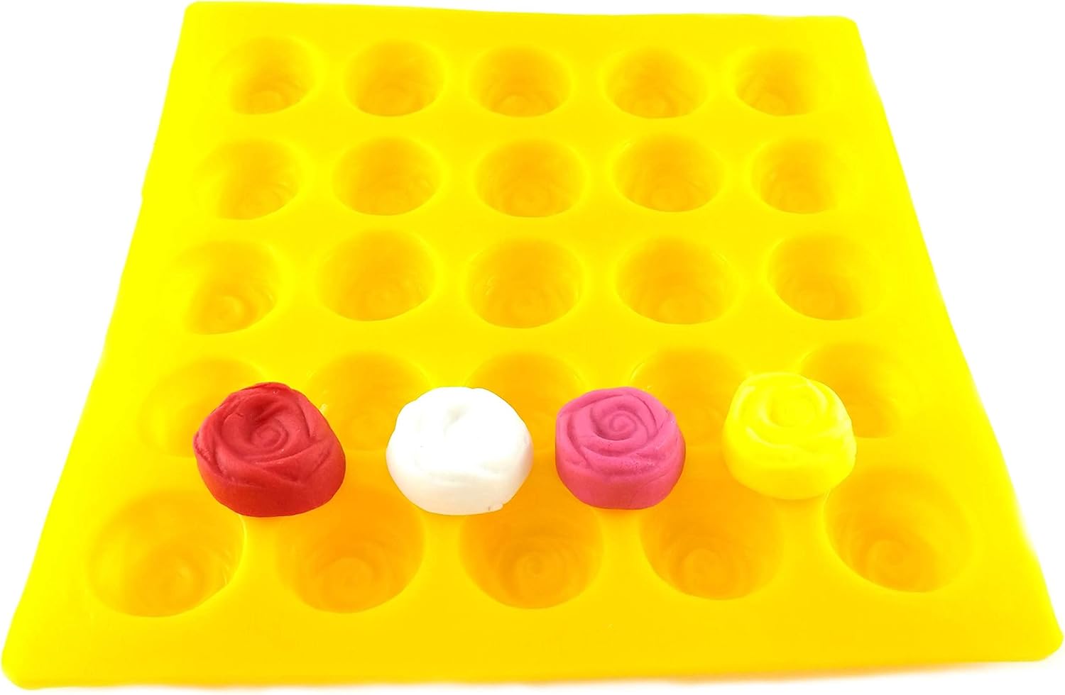 Flexible Molds Rose (25 cavity) Cream Cheese Mint Molds