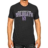 Campus Colors NCAA Adult Unisex Starting Fresh T-Shirt, Tag-Less Soft Cotton Blend, Short Sleeve Heathered College Tees