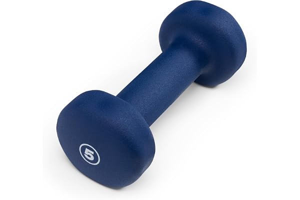 Marcy Colored Neoprene Dumbbell (Sold in Singles) Hand Weights, Exercise Free Weights for Home Gym