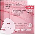 Korean Overnight Collagen Face Mask: Bio Collagen Face Mask for Deep Hydrating, Moisturizing, Firming, Glowing, Pore Minimizing – Smallest Collagen Molecule Korean Sleeping Sheet Mask for Glass Glow