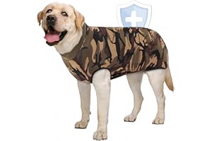 AOFITEE Dog Recovery Suit, Surgical Recovery Suit for Dog Female Male After Surgery, Camo Printed Dog Recovery Shirt for Abdo