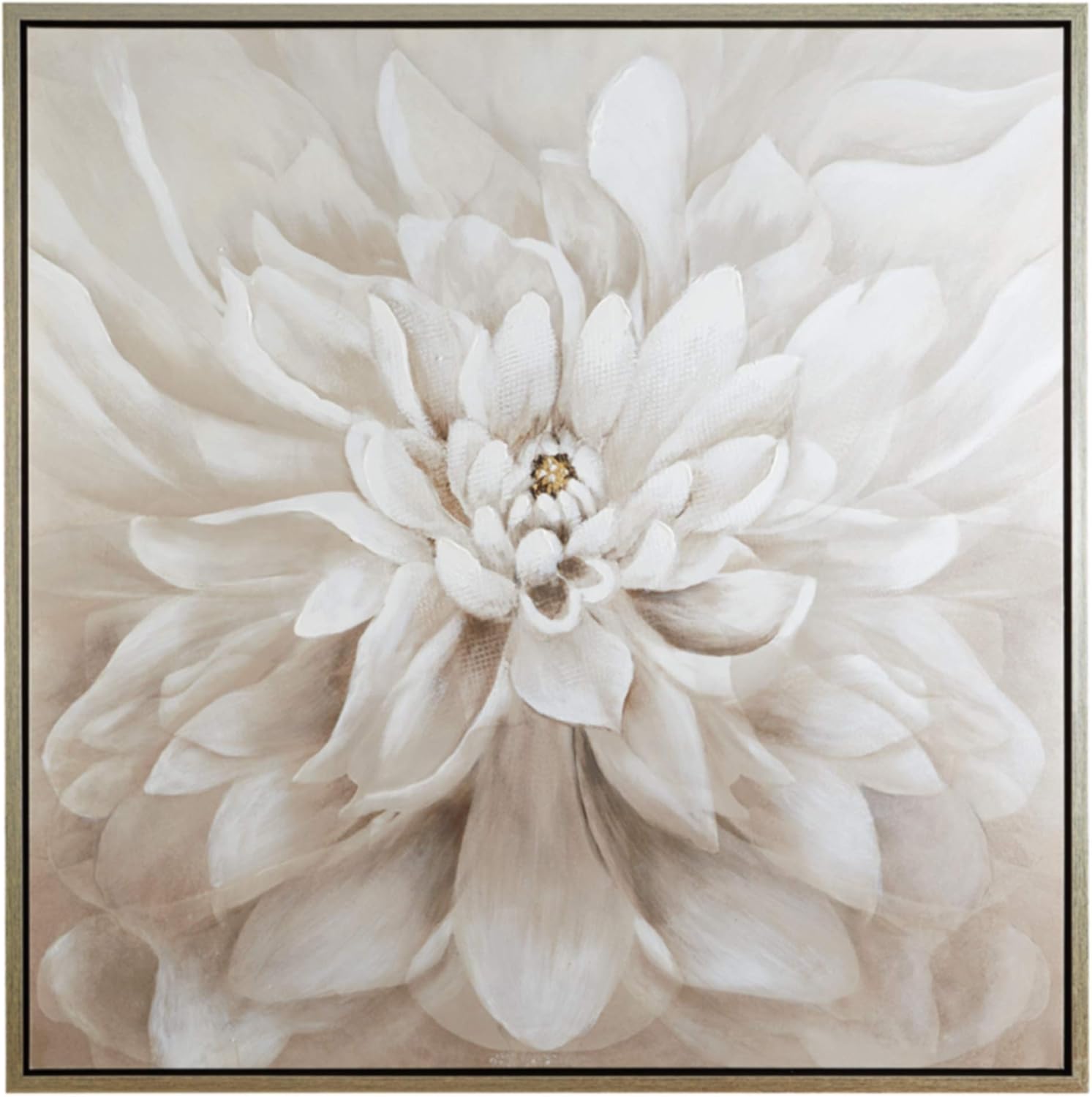Ashley Furniture Signature Design - Jalisa Floral Wall Art - Contemporary - Taupe