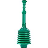 JS Jackson Supplies Professional Bellows Accordion Toilet Plunger, High Pressure Thrust Plunge Removes Heavy Duty Clogs from 