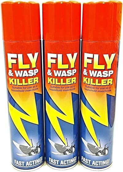 Sanmex Fly And Wasp Killer Insecticide 3 Pcs 300ml Fast Acting Spray