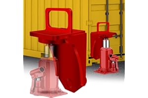 TNCZHYLX Shipping Container Jack, Bottle Jack Accessories, Container Jack Lugs, Duty Shipping Container Jack Lug with U-Shaped Handle (red)