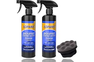 EZGHAR Sopami Car Coating Spray, Quick Effect Coating Agent, Persistent Type, Liquid Glass Coatings For Cars, Multifunctional