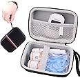 WAIYUCN Hard EVA Carrying Case for Care Touch/Accu-Chek/KETO MOJO/CareSens Blood Glucose Monitor Kit - Diabetes Testing Kit Case.(Only Case) (large)