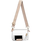 Clear Purse for Women - Stadium Approved Crossbody Bag, Small Stadium Bag for Concerts & Sports Events