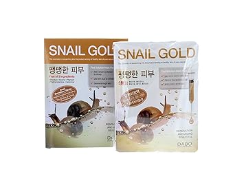 Download Amazon Com Dabo Eco Life Style Natural Full Facial Mask Sheet Anti Aging Snail Gold Pack Of 10 Beauty PSD Mockup Templates