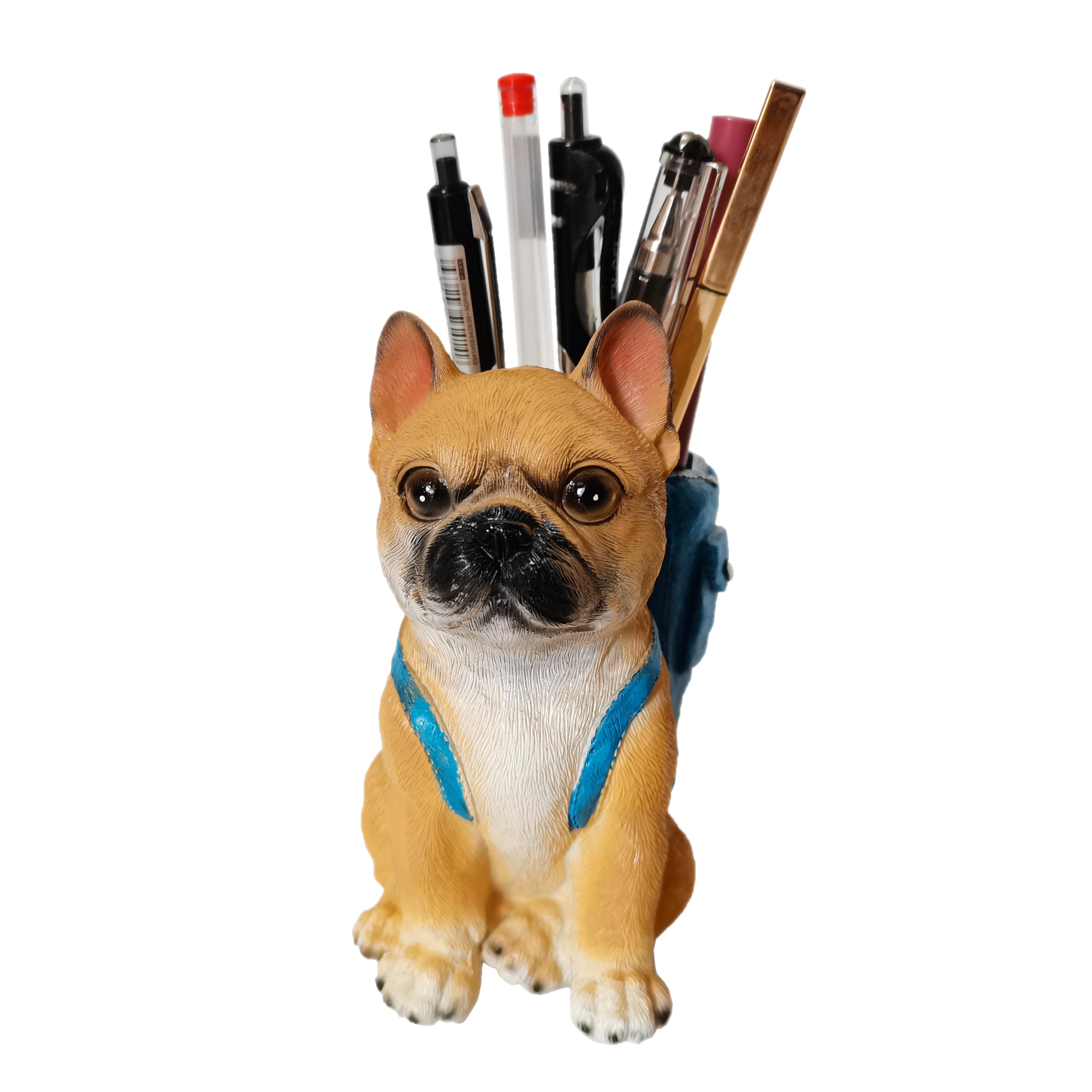 Photo 1 of Photour Dog Pen Holder for Desk French Bulldog Gifts for Men Women and Kids Unique Pen Pencil Holder Cup Funny Desktop Organizer for Home Office School Desk Decor (French Bulldog)