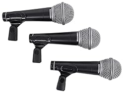 Samson R21 Dynamic Vocal Microphone - 3-Pack with