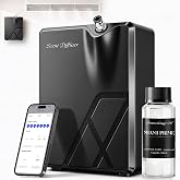 HVAC Scent Diffuser Kit with 100ml Oil, Scent Air Machine for Home &amp; Hotel | Waterless Essential Oil Diffuser for Whole House, Large Room, Cold Air Tech, WiFi &amp; App Control, 3000 Sq.Ft, Black