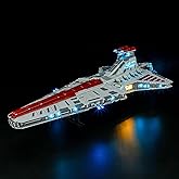 BRIKSMAX Led Lighting Kit for LEGO-75367 Venator-Class Republic Attack Cruiser - Compatible with Lego Star Wars Building Set-
