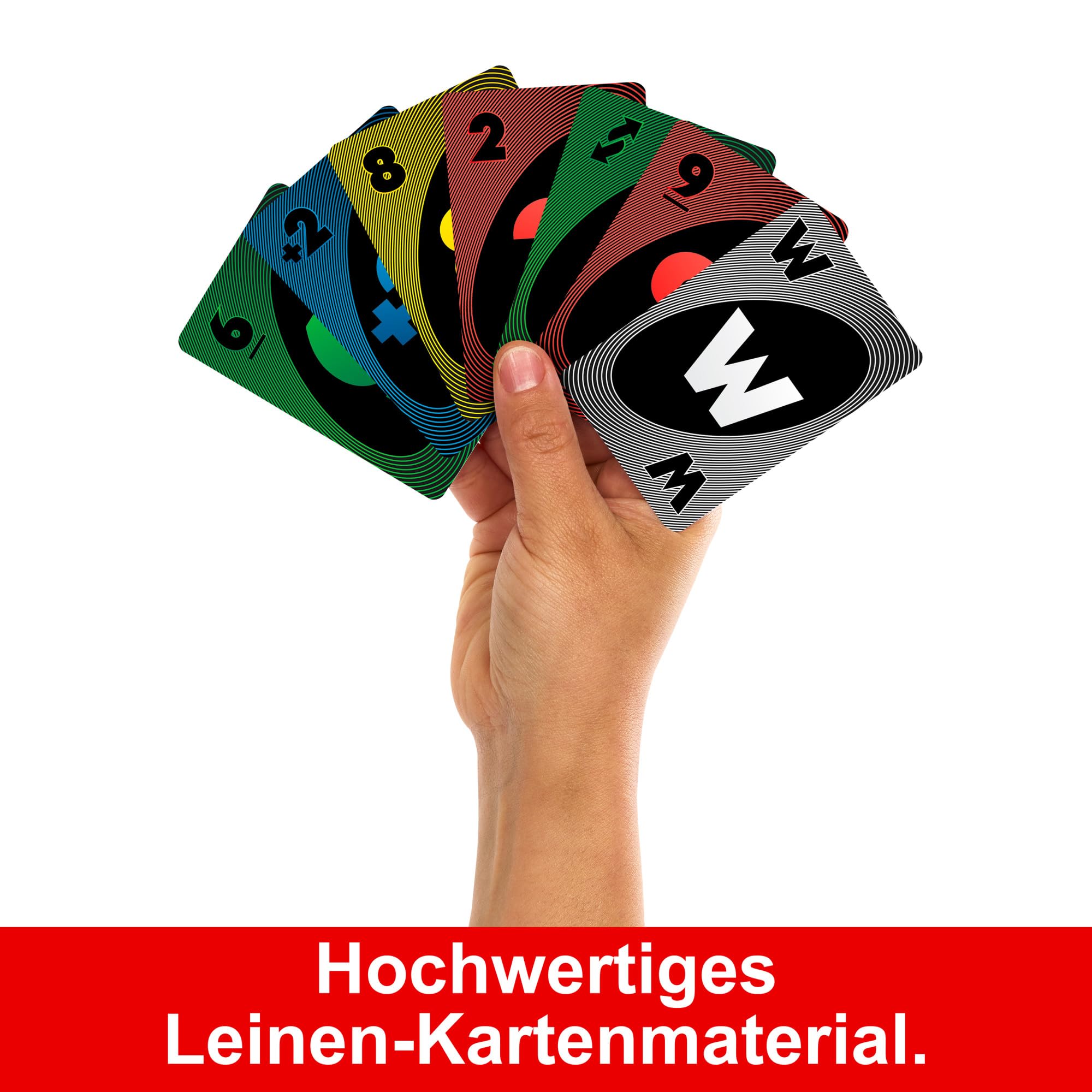 Mattel Games UNO Platin Edition Kartenspiel für Film- und Familienabende, Spielabende, Reisen, Camping und Partys, Premium-Sammelkarten, HPY61 2