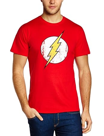 FLASH - BLITZ - Justice League - Superhelden - T-Shirt Rot S M L XL XXL XXXL