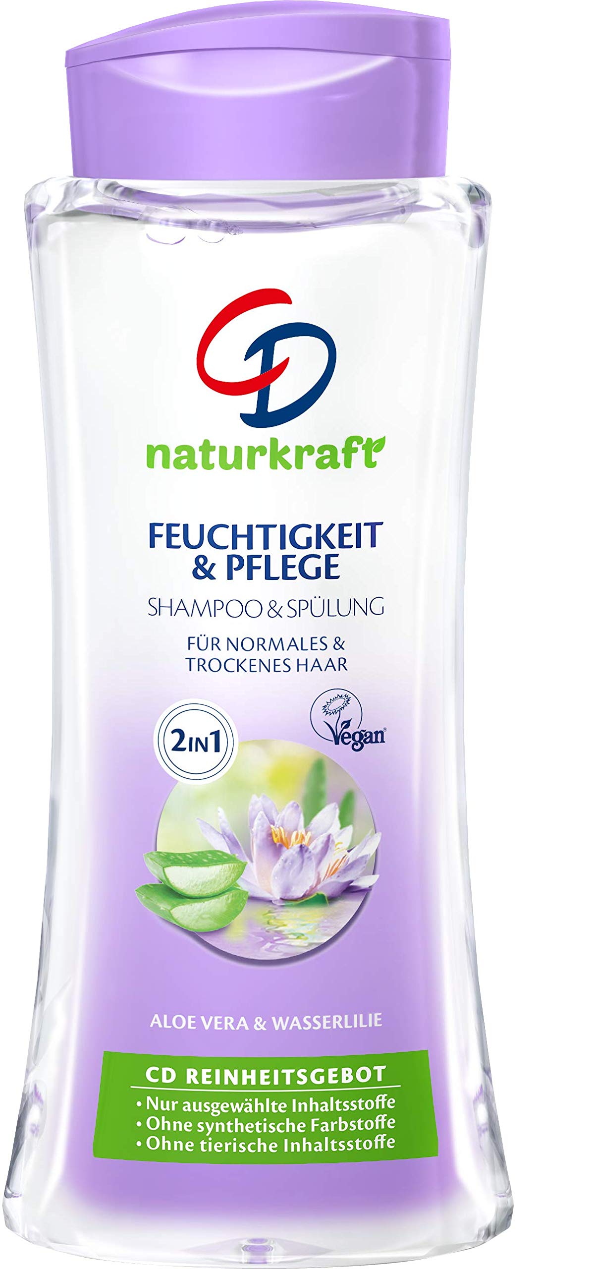 CD 2in1 Moisture & Care Shampoo Water Lily/Vegan 250 ml
