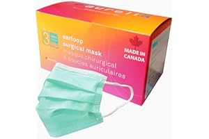 Aurelia - Level 3 - Disposable Made in Canada Face Masks - 50 Units, 3 Ply Layer