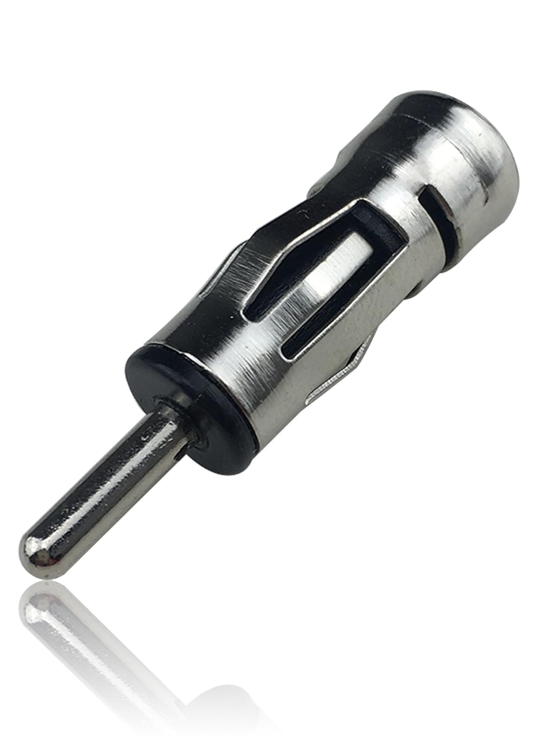 AIV Adaptador de antena Din ISO plateado