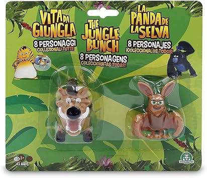 La Panda De Jungle Blister 2 Figurines Batricia Et Fred Amazon Fr Jeux Et Jouets