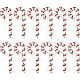 2-Pack 44" Inflatable Jumbo Size Blow Up Candy Canes for Christmas, Indoor Outdoor Holiday Yard Decorations, Christmas Party Decorations Supplies