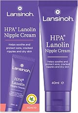 Lansinoh HPA Lanolin Nipple Cream 40ml Sore Nipples Hypoallergenic view 1