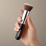 Lamora Foundation Brush Kabuki Flat Top - Dense Synthetic Bristles view 2