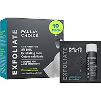 Paula's Choice SKIN PERFECTING 2% BHA Liquid Exfolitant, Salicylic Acid Exfoliant Toner Pads, Facial Exfoliator for Enlarged 