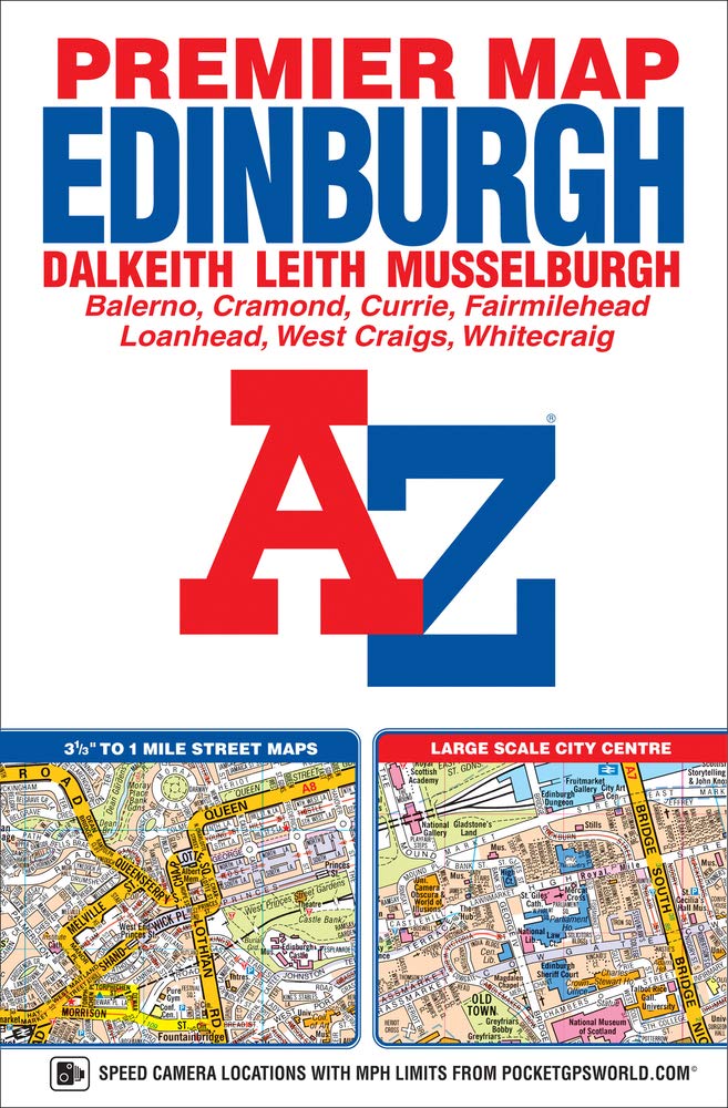 A To Z Street Map Edinburgh Edinburgh Premier Map (A-Z Premier Street Maps): Amazon.co.uk: Geographers A-Z  Map Co Ltd: 9781782570127: Books
