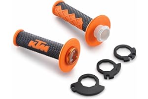 KTM Closed Lock On Hand Grip Set, 300, 350, 450, 500, XC, XC-W, SX-F, EXC-F, 1999-2016 (78102924000)