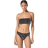 Michael Kors Womens Studded Solids Bandeau Top