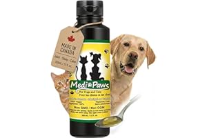 Medi-Paws Hemp Oil for Dogs & Cats – Joint Supplement for Dogs to Support Joint Health & Mobility, Natural Calming Supplement