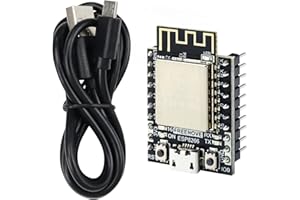 Freenove ESP8266 Development Board, 32-bit 160 MHz Mini Microcontroller, Onboard Wi-Fi, Python C Code, Example Projects Tutor