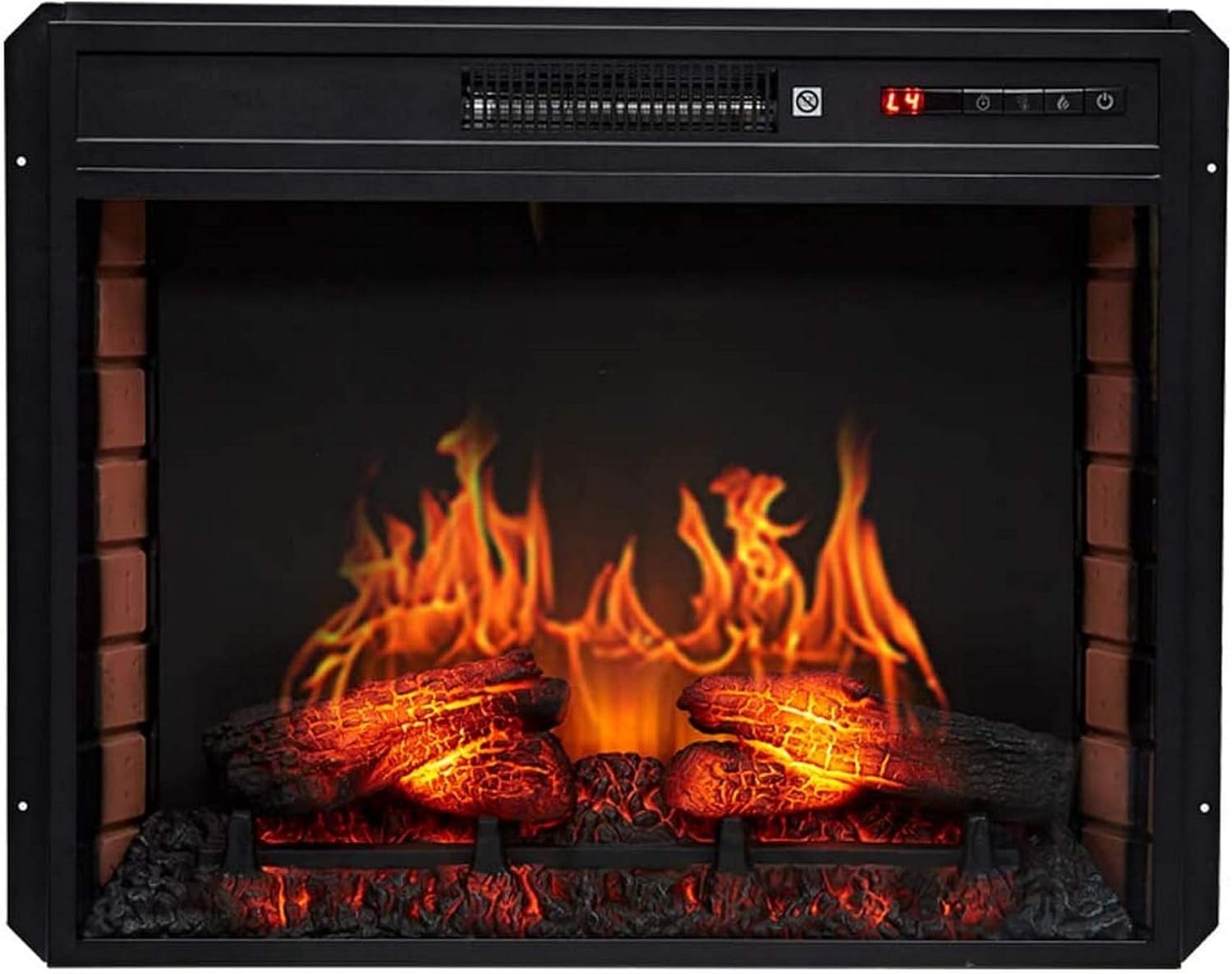 RUXMY Warm halten Elektrische Kaminheizung Flammeneffekt