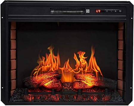 RUXMY Warm halten Elektrische Kaminheizung Flammeneffekt