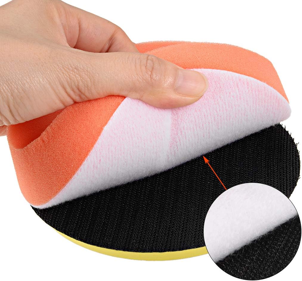 sourcing map 3" Foam Drill Polishing Pad Kit - Image 5