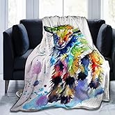 Carwayii Goat Blanket Goat Gifts for Girls Boys Kids Cute Colorful Couch Sofa Throw Blanket Flannel Animals Birthday Gifts - 40''x50''