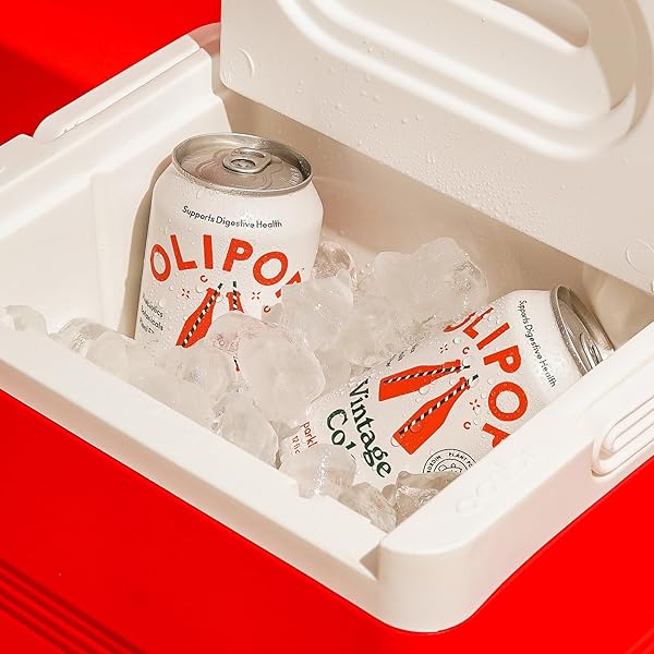 OLIPOP PREBIOTIC SODA POP, VINTAGE COLA,PANTRY PACK PACKED WITH PREBIOTICS, FIBER, AND BOTANICALS, GLUTEN FREE, VEGAN, GMO FREE, 12OZ (12-CANS)
