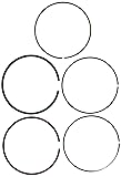 Wiseco 10200XS 1.2mm x 1.5mm x 2.0mm Ring Set for